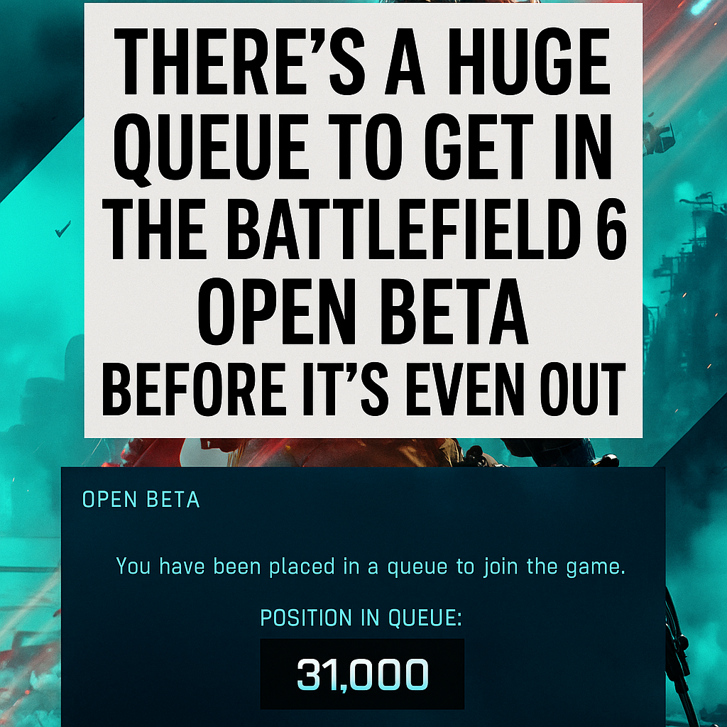 Massive Queues Hit Battlefield 6 Open Beta And It Hasn’t Even Launched Yet