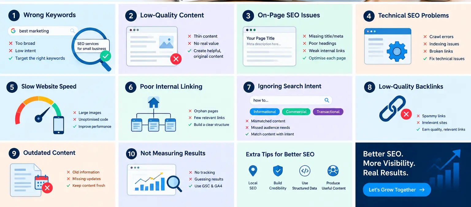 How to improve website rankings